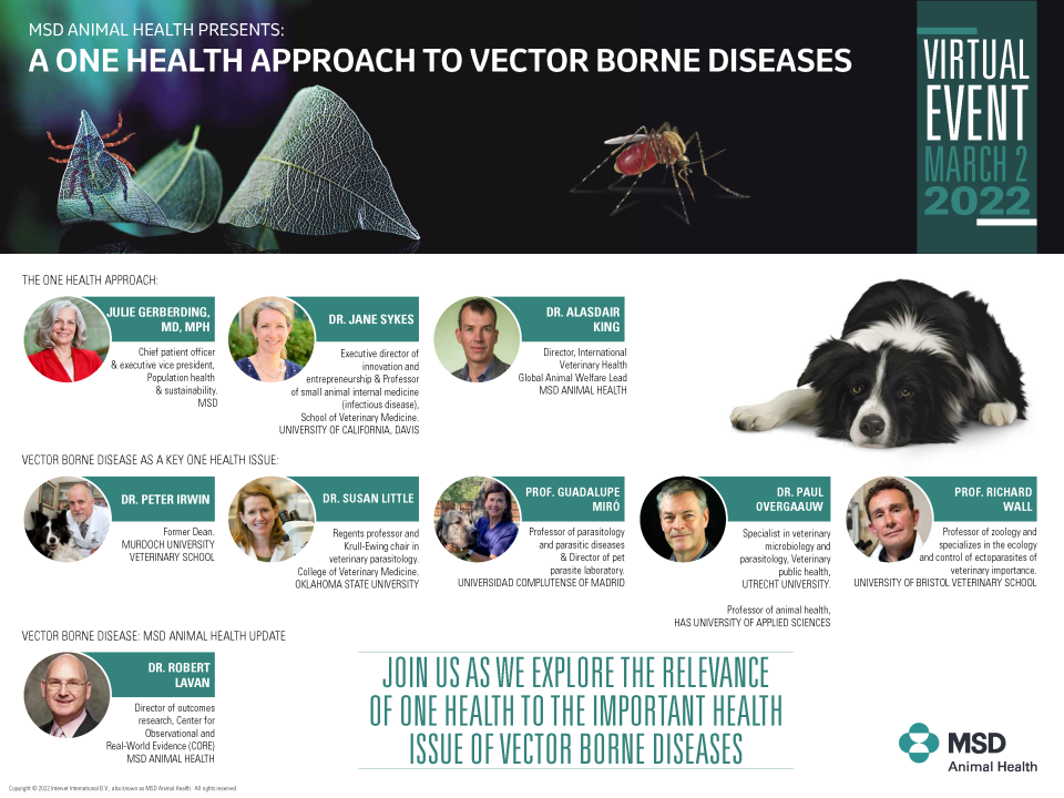 A One Health Approach to Vector Borne Diseases Virtual Event - MSD Animal  Health Middle East